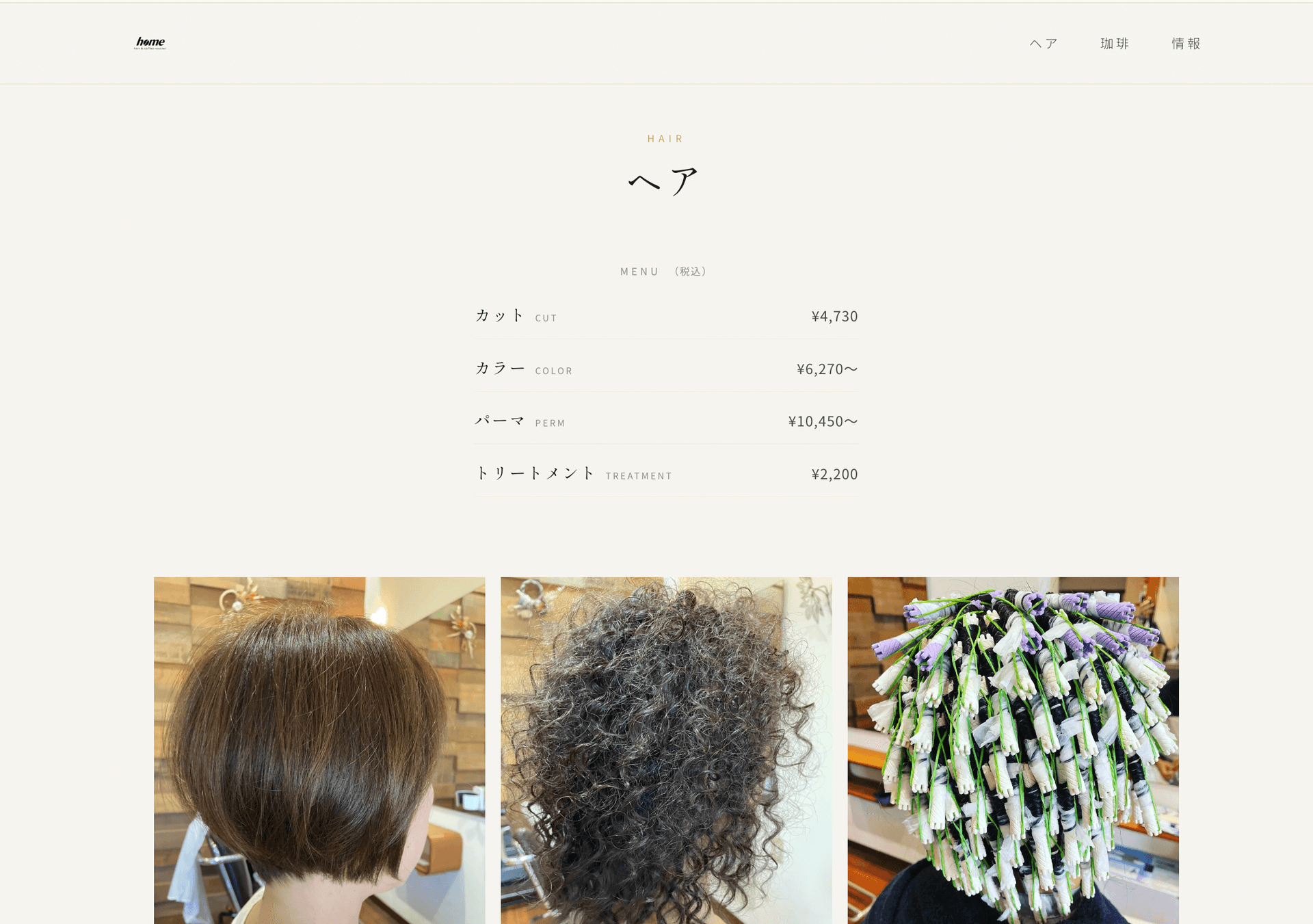 Hair Salon Section